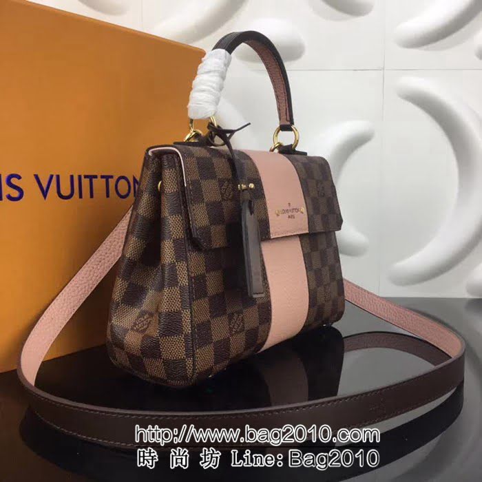 路易威登LV頂級原單N41073黑色Bond Street BB手提斜跨包 YDH1603